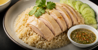 Hainanese Chicken with Rice